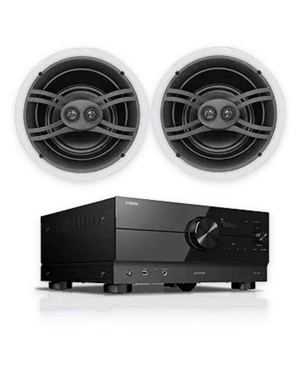 Yamaha RX-A4A 7.2-Channel 110W Dolby Atmos AV Receiver with In-Ceiling Speakers