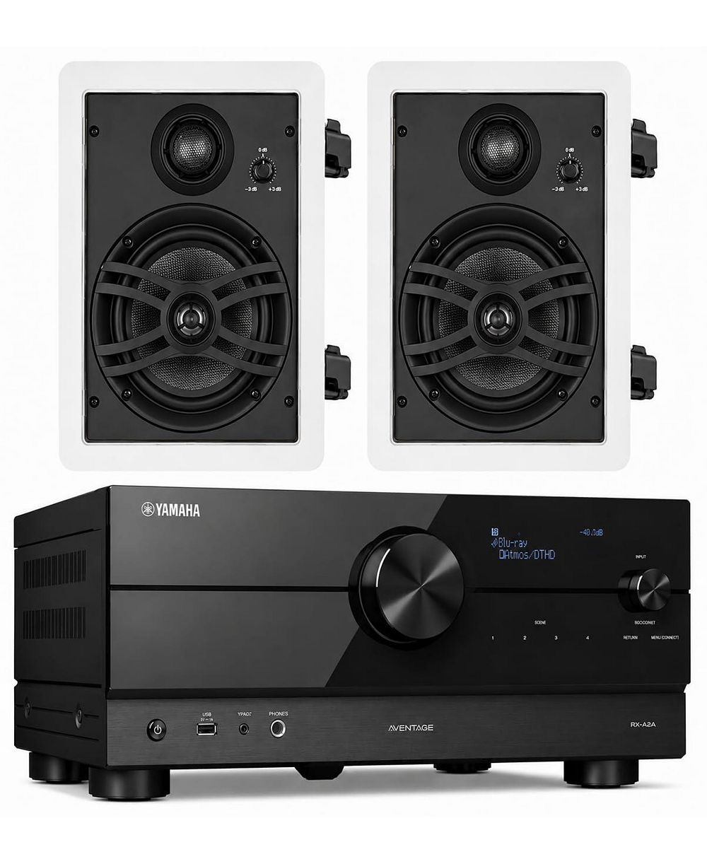 Yamaha RX-A2A 7.2-Channel 8K AV Receiver with NS-IW660
