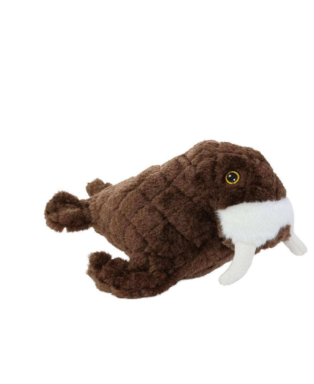 Mighty Arctic Walrus, Durable Plush Squeaky Dog Toy