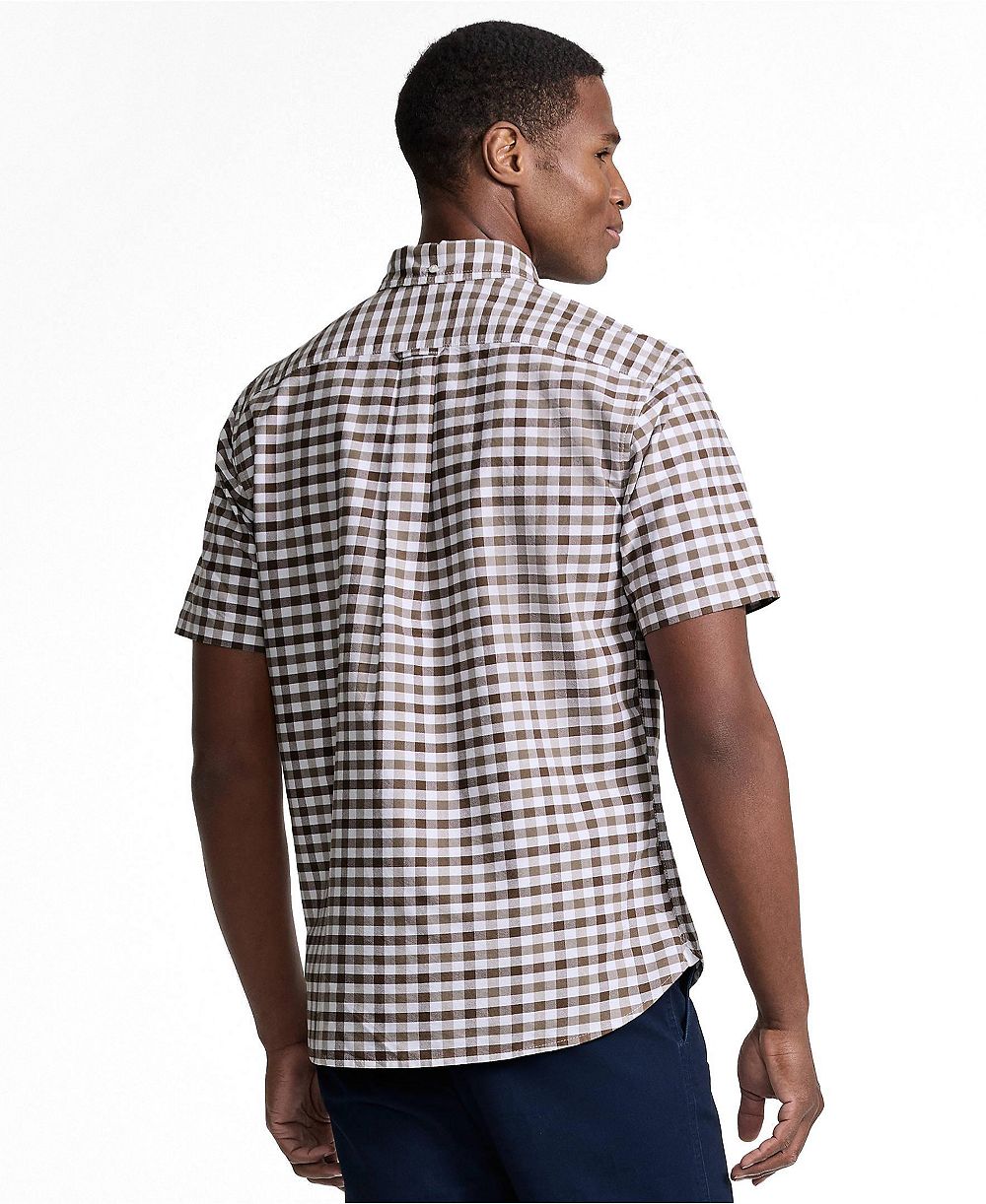 Lands' End Мужская рубашка Oxford Classic Fit Sail Rigger Short Sleeve