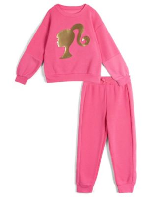 Комплект Barbie Girl's (5-12) Fleece Sweatshirt and Joggers