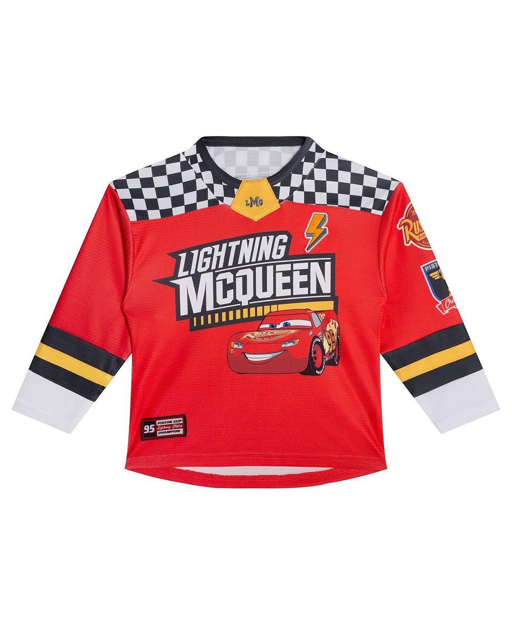 Cars Toddler Boys Lightning McQueen 2T - 4T Athletic Long Sleeve Tee