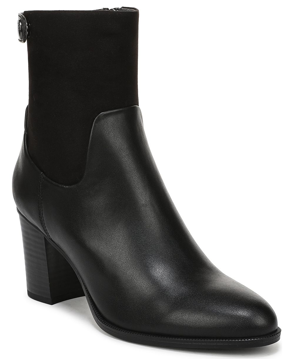 Franco Sarto Women's Ronnie Almond Toe Zip Short Boots