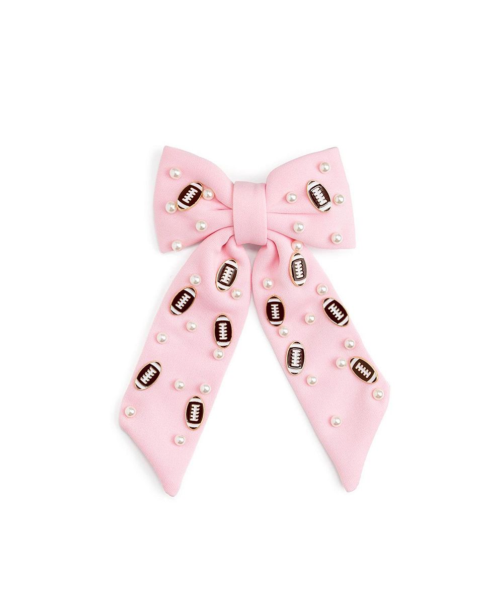 Заколка Sweet Wink Little and Big Girls Football Pearl Bow