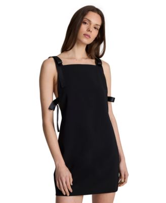 Женское платье Kenneth Cole Women's Mini Square-Neck Bow-Tie