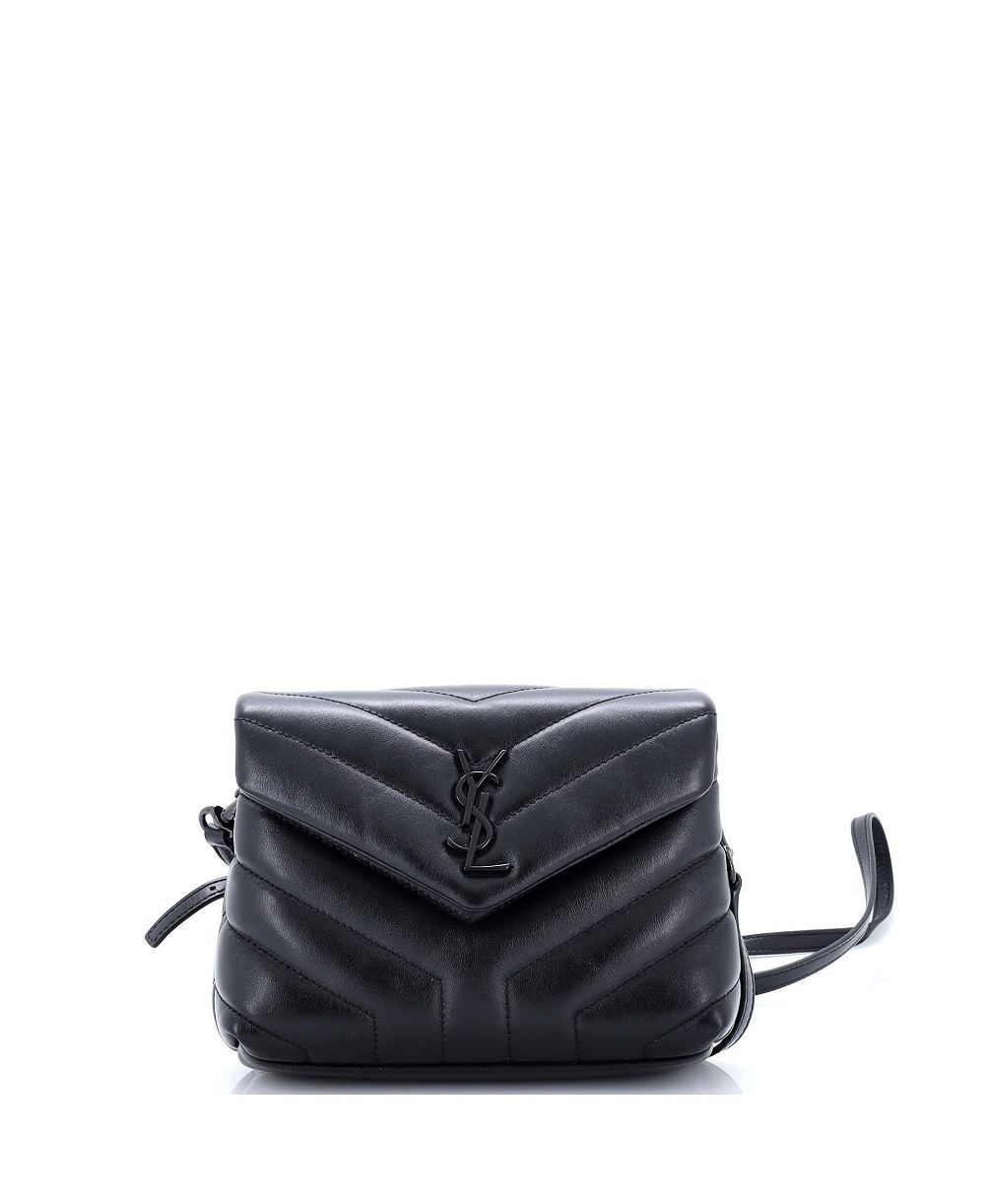 Pre-Owned Saint Laurent сумка-мессенджер Toy Loulou из стеганой кожи Chevron