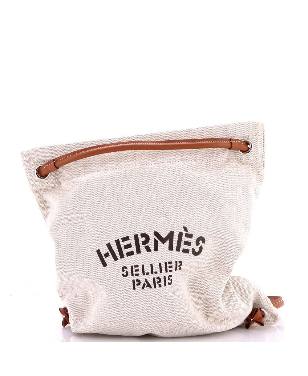 Б/у сумка Hermes Aline MM из ткани Toile