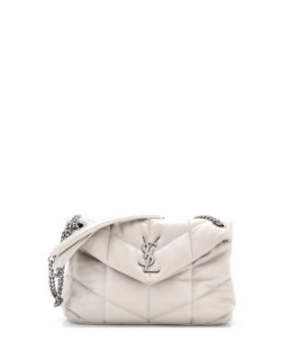 Pre-Owned Saint Laurent Small Loulou Puffer Shoulder Bag Quilted Leather