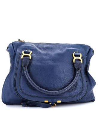 Б/у кожаная сумка Chloe Large Marcie через плечо