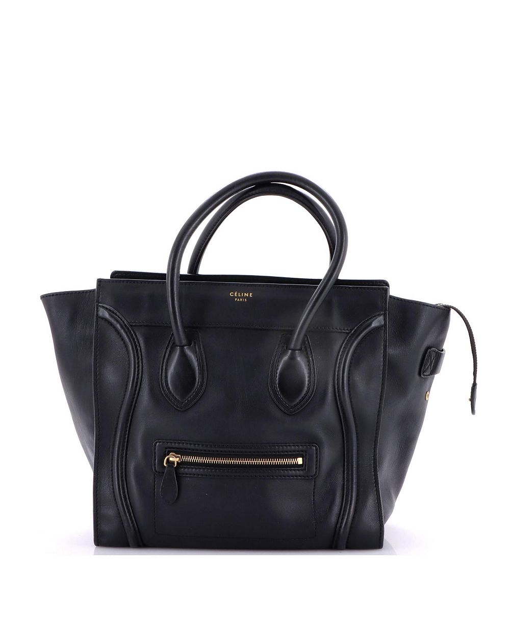 Pre-Owned Celine мини-сумка Luggage из гладкой кожи
