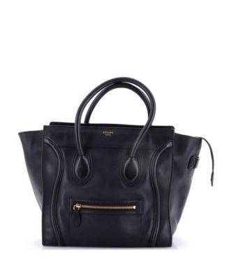 Pre-Owned Celine мини-сумка Luggage из гладкой кожи