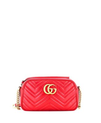 Pre-Owned Gucci маленькая сумка через плечо GG Marmont из стеганой кожи Matelasse