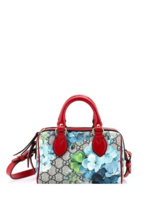 Сумка Gucci Nano Convertible Boston из ткани GG Coated Canvas с принтом Blooms