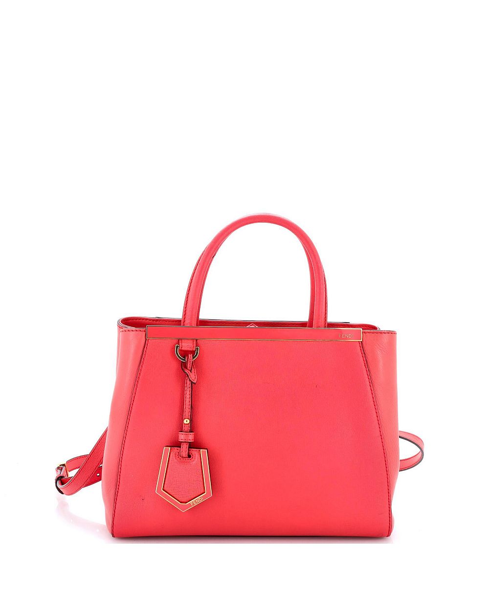 Pre-Owned Fendi Petite 2Jours Bag Leather
