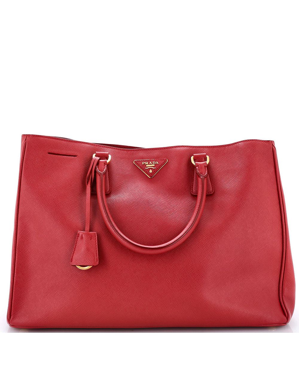 Pre-Owned Prada большая сумка-тоут Lux Open из кожи Саффиано
