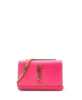 Pre-Owned Saint Laurent Small Classic Monogram Crossbody Bag Grainy Leather