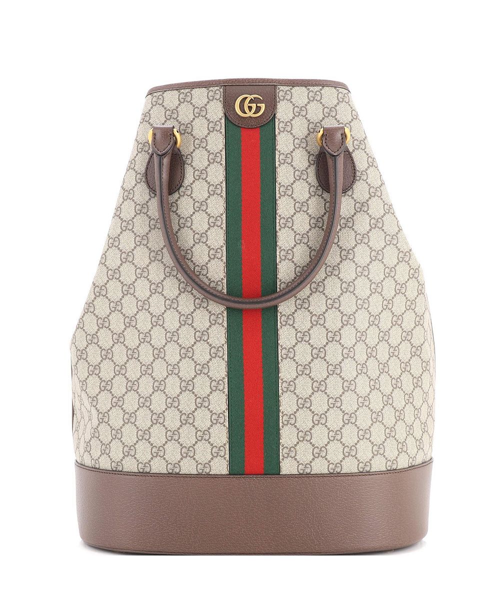 Pre-Owned Gucci Ophidia Duffle Tote GG Coated Canvas