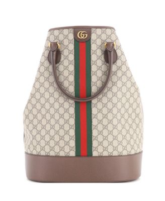 Pre-Owned Gucci Ophidia Duffle Tote GG Coated Canvas