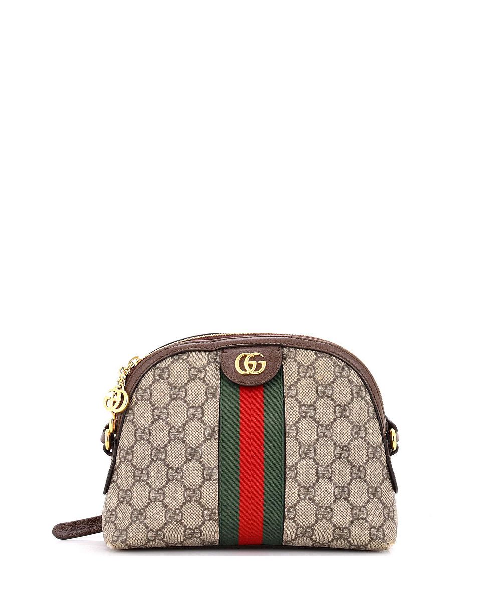 Сумка Gucci Small Ophidia Dome из ткани GG Coated Canvas