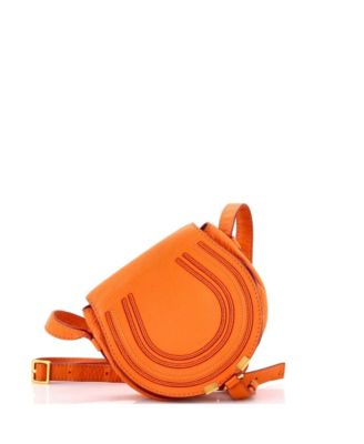 Pre-Owned Chloe Mini Marcie Crossbody Bag Leather