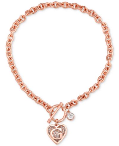 Подвеска GUESS Logo Link Necklace