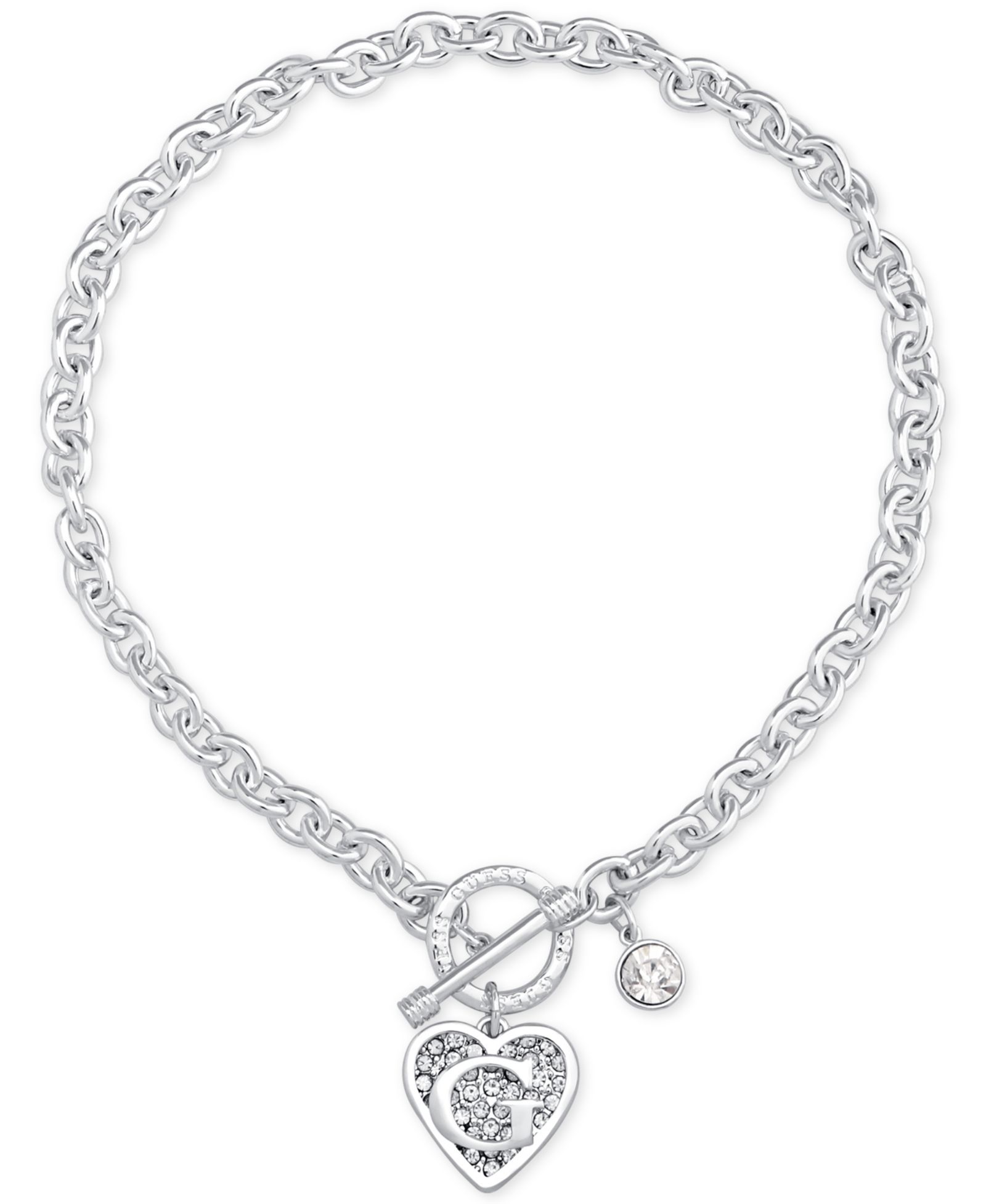 Подвеска GUESS Logo Link Necklace