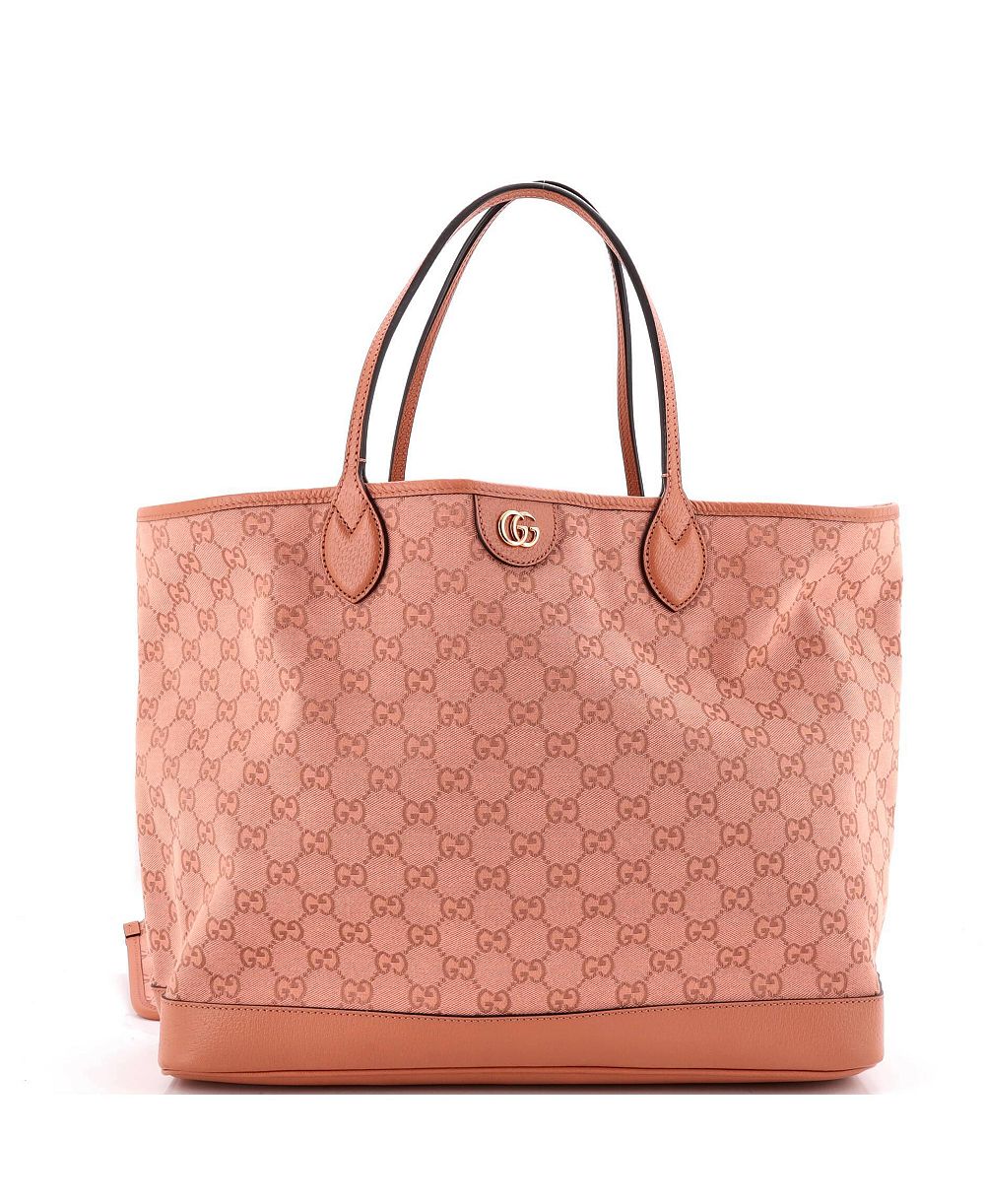 Б/у сумка-шоппер Gucci Medium Ophidia с верхней ручкой из лакированного канваса GG и кожи