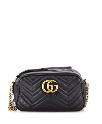 Сумка Gucci Small GG Marmont из стеганой кожи