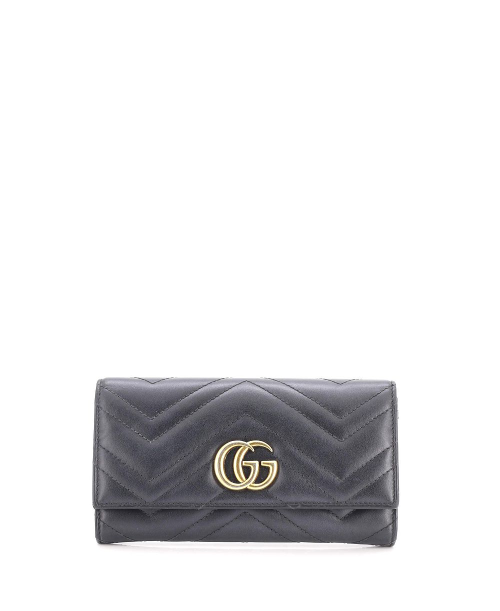 Gucci Кошелек GG Marmont Continental из кожи Matelasse