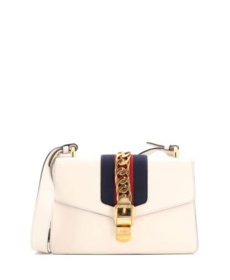Б/у сумка Gucci Small Sylvie через плечо из кожи