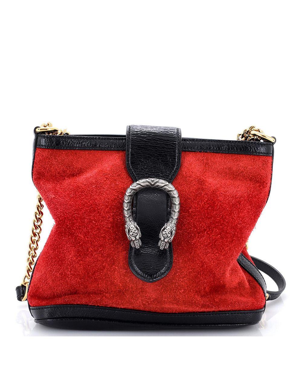 Pre-Owned Gucci Medium Dionysus Bucket Bag замша