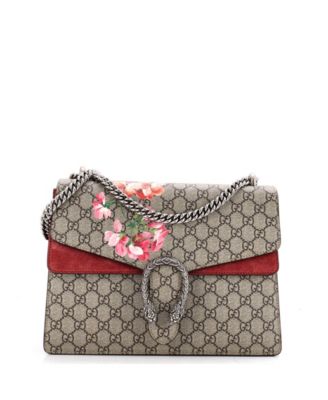 Pre-Owned Gucci Medium Dionysus Bag Blooms Print GG Coated Canvas