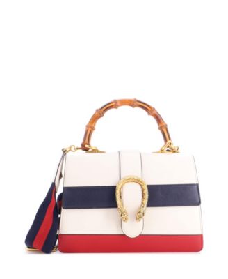 Pre-Owned Gucci Medium Dionysus Bamboo Top Handle Bag Colorblock Leather