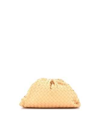 Pre-Owned Bottega Veneta Teen The Pouch Intrecciato Nappa
