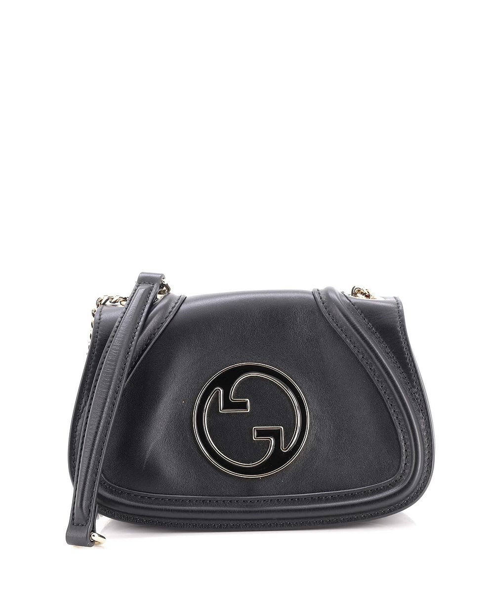 Pre-Owned Gucci маленькая кожаная сумка-кроссбоди Small Blondie NM Chain