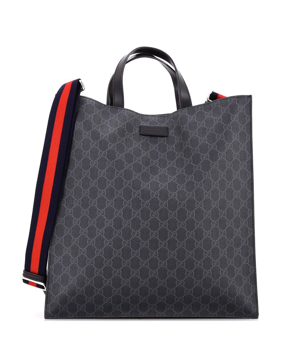 Pre-Owned Gucci Tall Convertible Soft Open Tote GG Coated Canvas