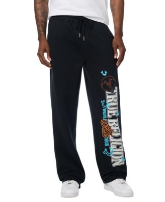 True Religion Men's Southwest Straight-Leg Puff-Print Graphic Sweatpant