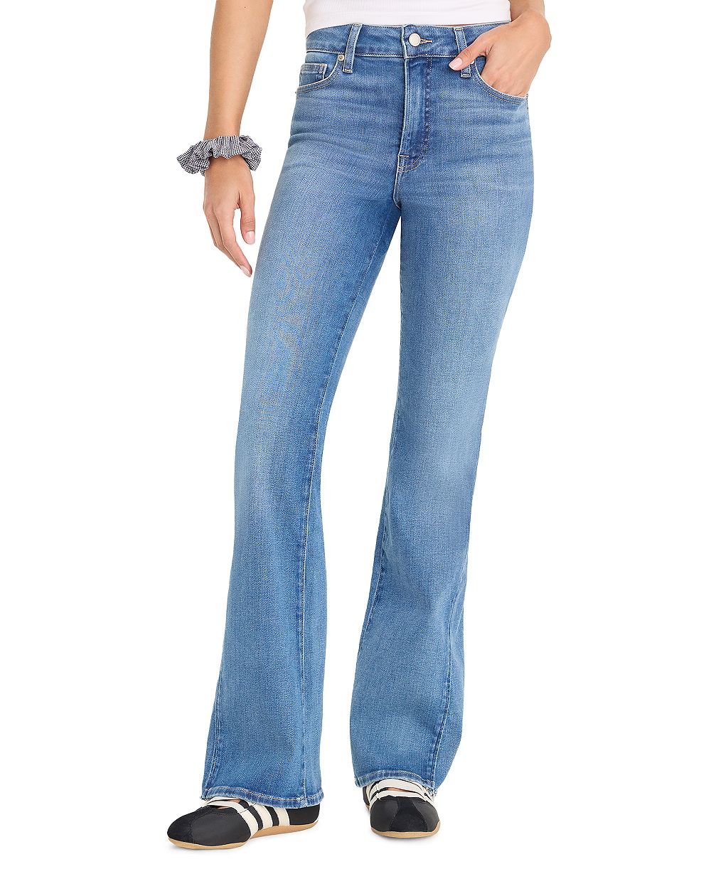 Good American Women's Soft Tech Good Classic Bootcut High-Rise Jeans
