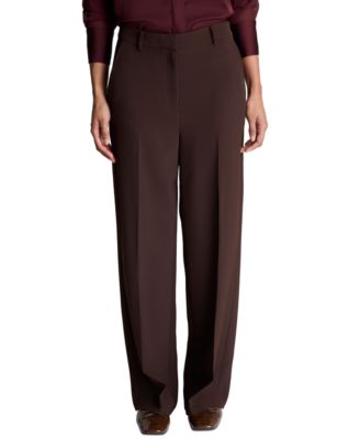 Kenneth Cole Женские широкие брюки с высокой талией, крой Barrel Leg