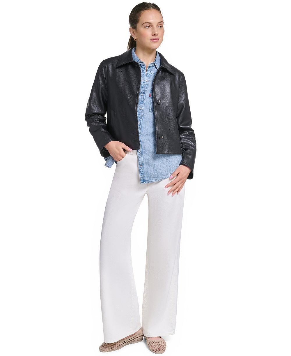 Женская куртка Levi's Laydown Collar Cropped Snap