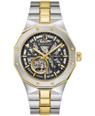 Bulova Men's Automatic Prestige Two-Tone Stainless Steel Bracelet Watch 42mm