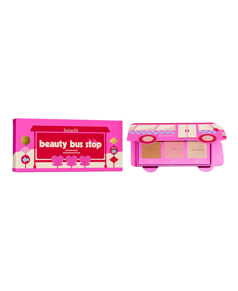 Benefit Cosmetics Подарочный набор мини-палитры для щек Beauty Bus Stop: бронзер, румяна и хайлайтер