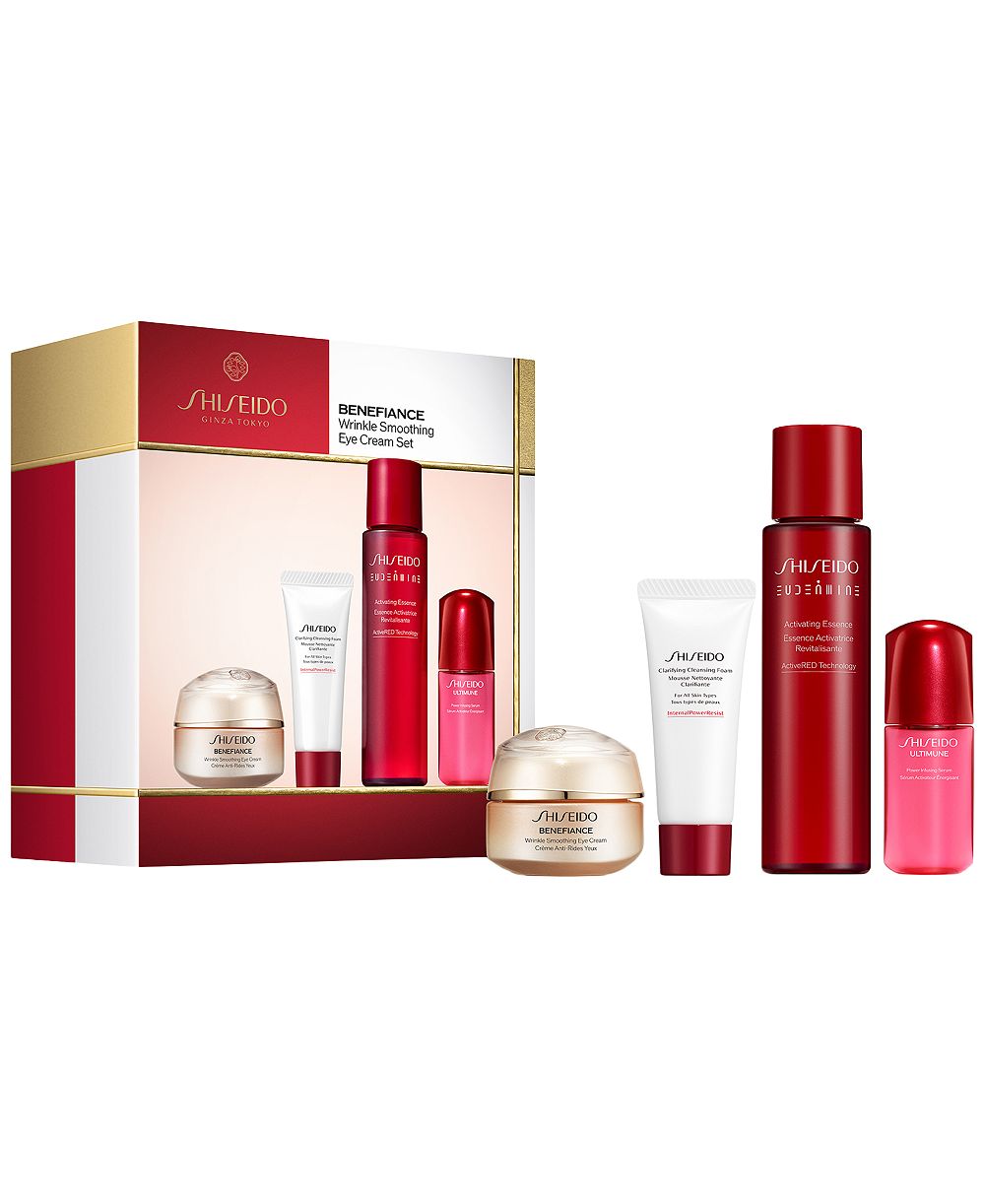 Набор из 4 средств Shiseido Benefiance для разглаживания морщин вокруг глаз