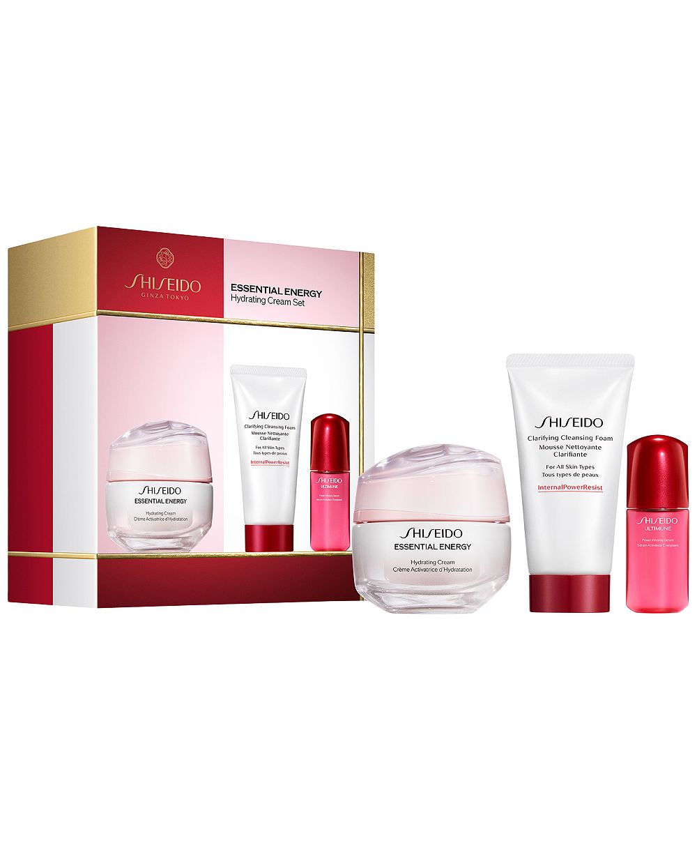 Shiseido Набор увлажняющих кремов Essential Energy, 3 предмета