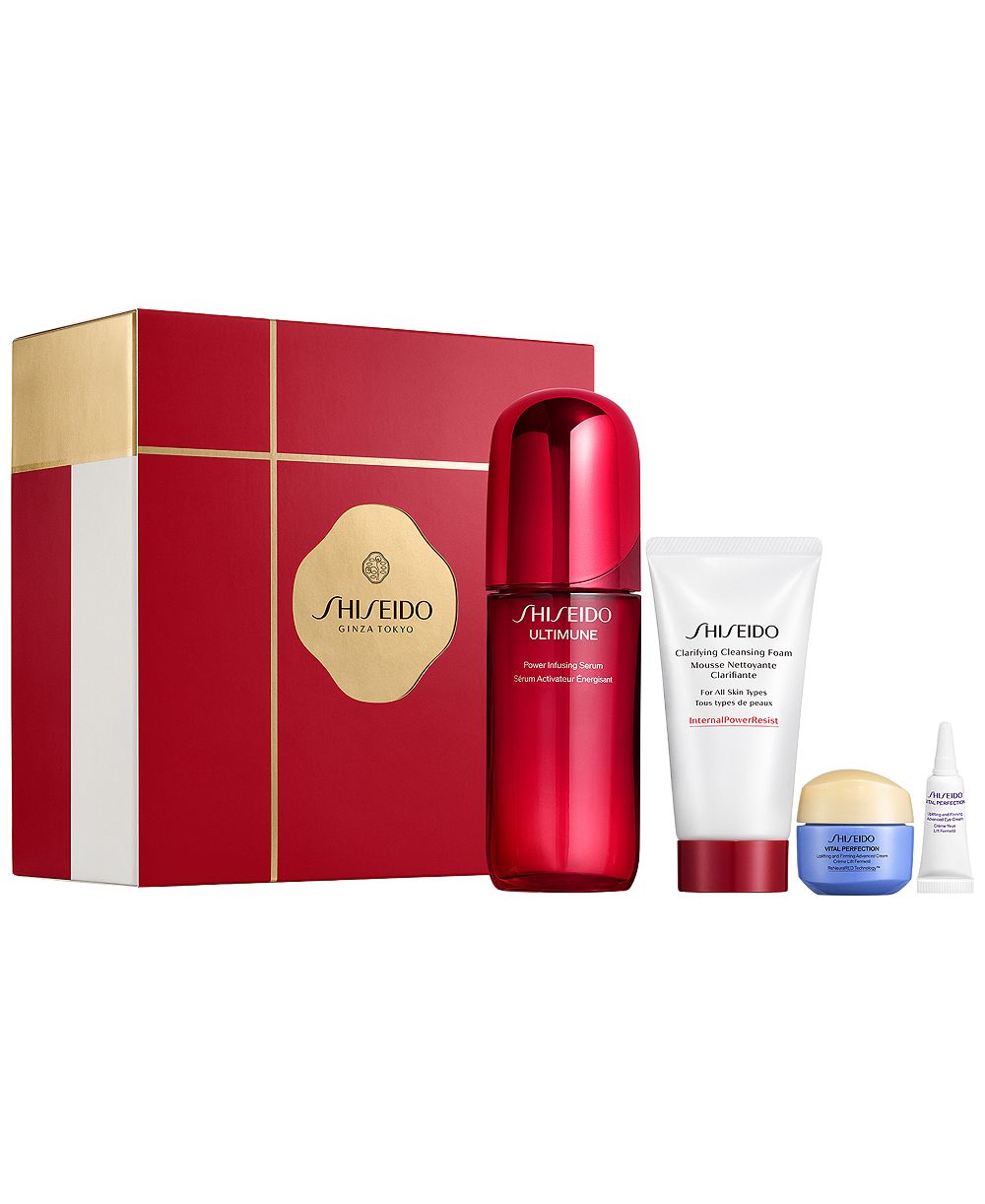 Shiseido набор из 4 штук укрепляющей сыворотки Ultimune