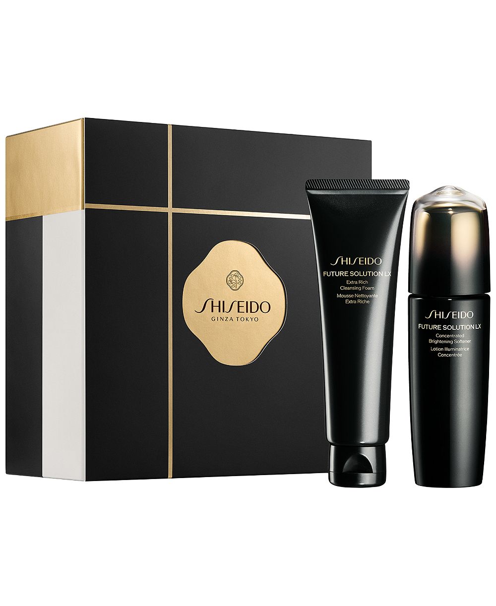 Набор Shiseido Future Solution LX из двух средств: очищающее и смягчающее