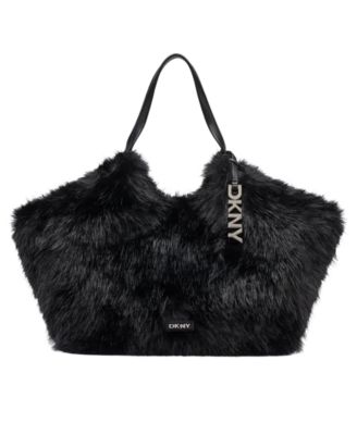 Сумка-тоут DKNY Paula из искусственного меха, совместимая с ноутбуком