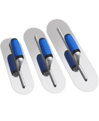 XDOVET Stainless Steel Pool Trowel Set Concrete Finishing Tools