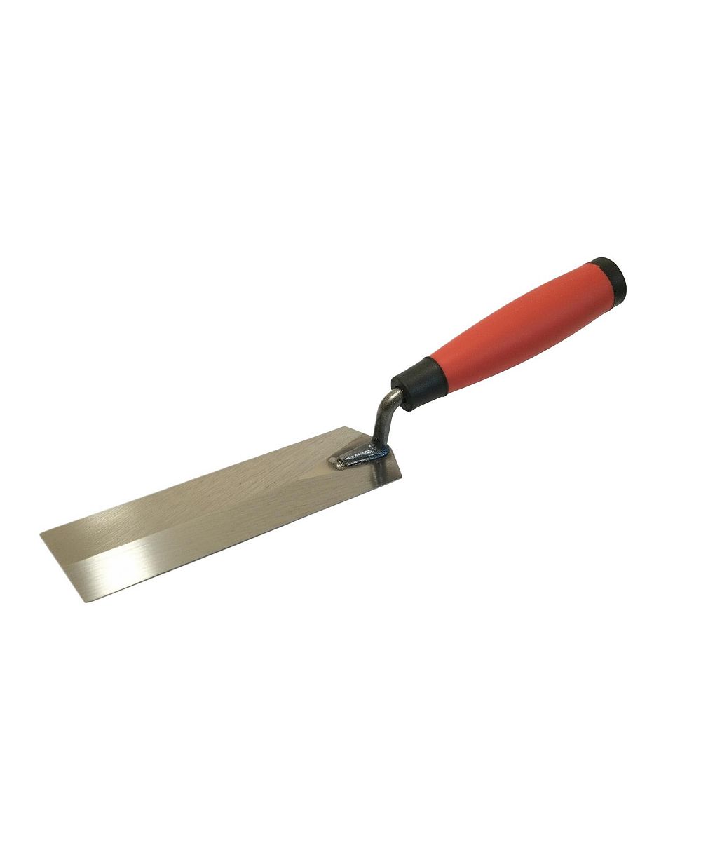 XDOVET Steel Margin Trowel Rubber Handle Masonry Tool