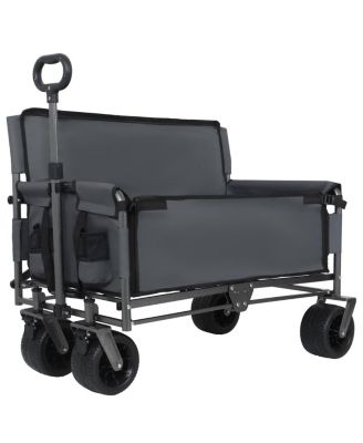 Streamdale Furniture складная тележка 3-в-1 с сиденьем-скамьей, грузоподъемность 500 фунтов